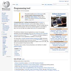 Programming tool