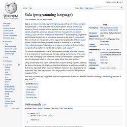 Vala (programming language)