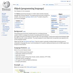 Objeck (programming language)