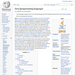 Java (programming language)