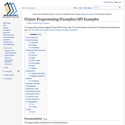 Clojure Programming/Examples/API Examples