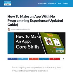 How To Make iPhone Apps With No Programming Experience