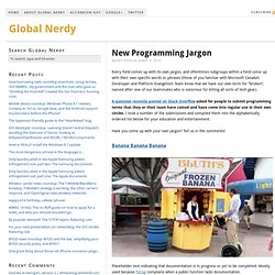 New Programming Jargon