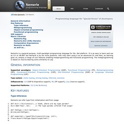 About - Nemerle programming language official site
