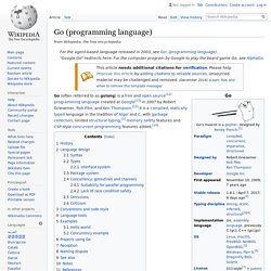 Go (programming language)