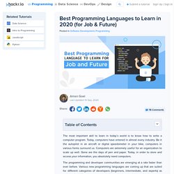 10 Best Programming Languages to Learn in 2020 (for Job & Future)