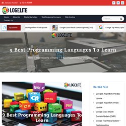 9 Best Programming Languages To Learn - Logelite