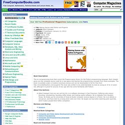 Making Games with Python and Pygame