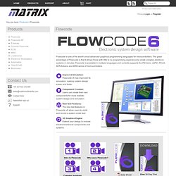 Matrix Multimedia - Flowcode graphical programming languages for microcontrollers - rapid electronic development kits