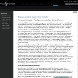 Programming molecular robots