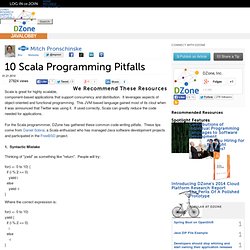 10 Scala Programming Pitfalls