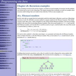 Programming via Java: Recursion examples