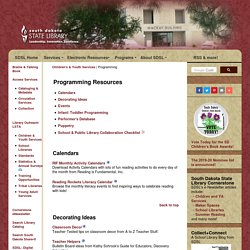 SD State Library: Programming Resources