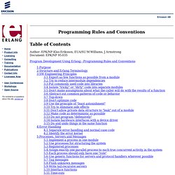 Programming Rules