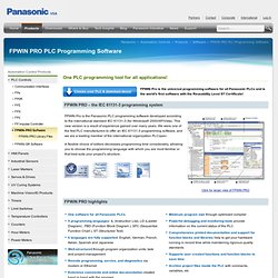 FPWIN-PRO PLC Programming Software
