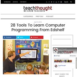 28 Tools to Learn Computer Programming From edshelf