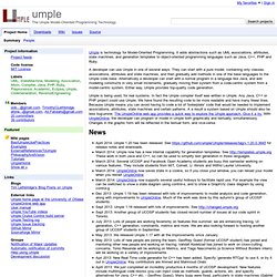umple - The Umple Model-Oriented Programming Technology