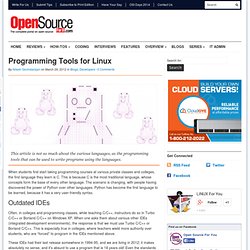Programming Tools for Linux.
