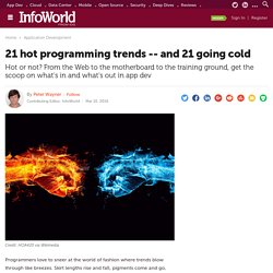 21 hot programming trends