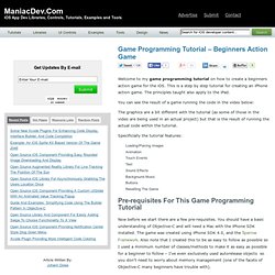 Game Programming Tutorial – Beginners Action Game