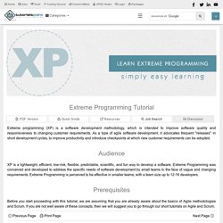 Extreme Programming Tutorial - Tutorialspoint