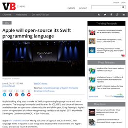 Apple will open-source its Swift programming language