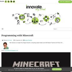 Programming with Minecraft