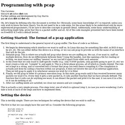Programming with pcap