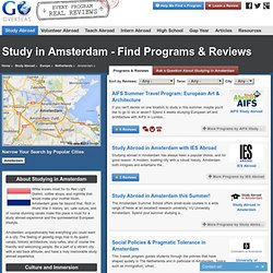 Find Study Abroad Programs in Amsterdam