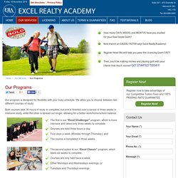Our Programs - EXCEL REAL ESTATE ACADEMY