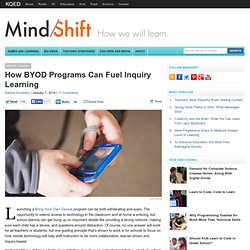 How BYOD Programs Can Fuel Inquiry Learning