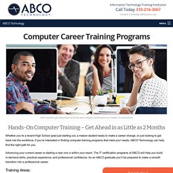 Programs - ABCO Technology, Computer School Los Angeles