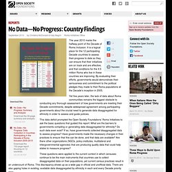 No Progress: Country Findings