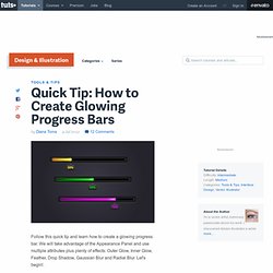 How to Create Glowing Progress Bars