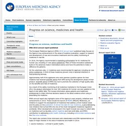 EMA 10/05/17 European Medicines Agency’s (EMA) 2016 annual report