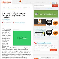 Progress Trackers in Web Design: Examples and Best Practices