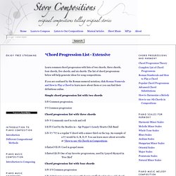 Music Theory Online for Piano Compositions: Story Compositions