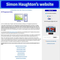 ICT Progression Grids - Simon Haughton's Blog