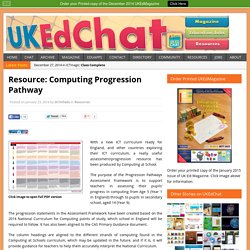 Resource: ICT Progression Pathway