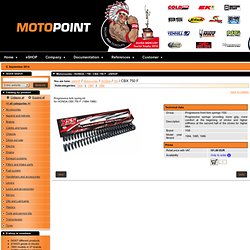 Progressive fork spring kit - Motorcycles / HONDA / 750 / CBX 750 F - eSHOP - Polish Motonet