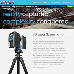 3D laser scanning service for architects, engineers and progressive real estate professionals