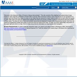 Project 2061 - AAAS - Strand-Maps Atlas - SVG+HTML v.0.0.74