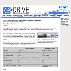 Think Your Project Can‘t Afford A BLDC Motor? Think Again!