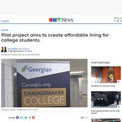 Pilot project aims to create affordable living for college students