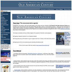 Project for the New American Century (PNAC)-All about them