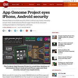 App Genome Project eyes iPhone, Android security