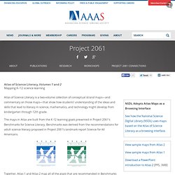 AAAS - Project 2061 - Atlas of Science Literacy