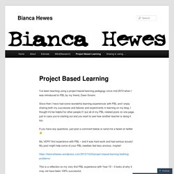 Project Based Learning