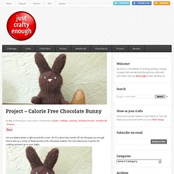 Project – Calorie Free Chocolate Bunny