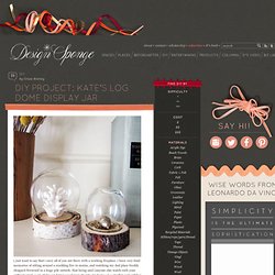 kate’s log dome display jar